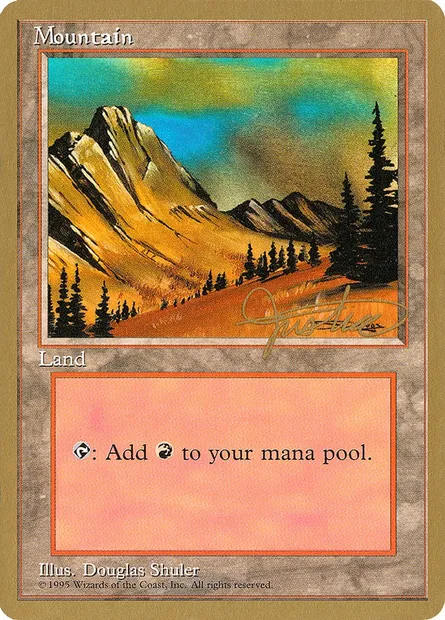 Mountain, Magic card PTC mj375 — Pro Tour Collector Set set