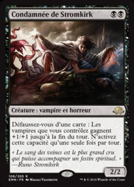 Condamnée de Stromkirk, carte Magic EMN 106 — extension La lune hermétique