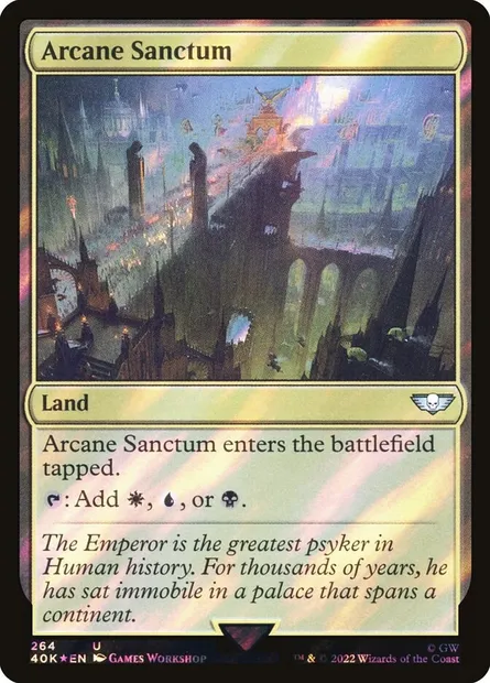 Arcane Sanctum, Magic card 40K 264★ — Warhammer 40,000 Commander set