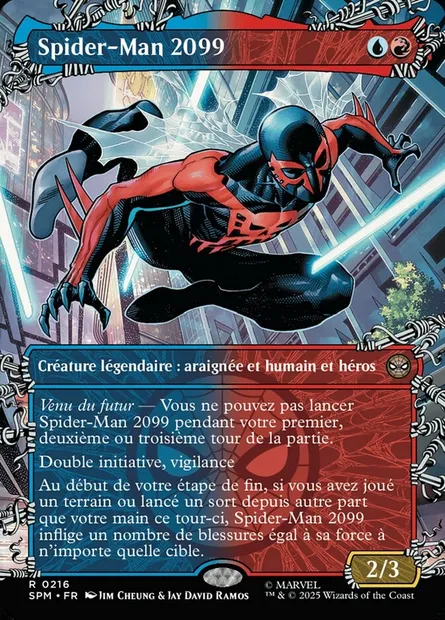 Spider-Man 2099, carte Magic SPM 216 — extension Marvel's Spider-Man
