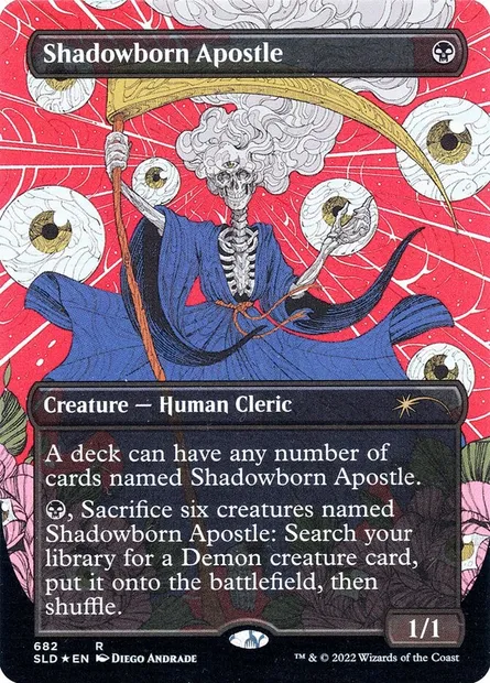 Shadowborn Apostle, Magic card SLD 682 — Secret Lair Drop set