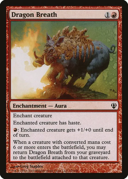 Dragon Breath, Magic card ARC 33 — Archenemy set