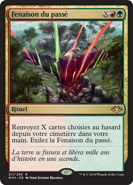 Fenaison du passé, carte Magic MH1 211 — extension Horizons du Modern
