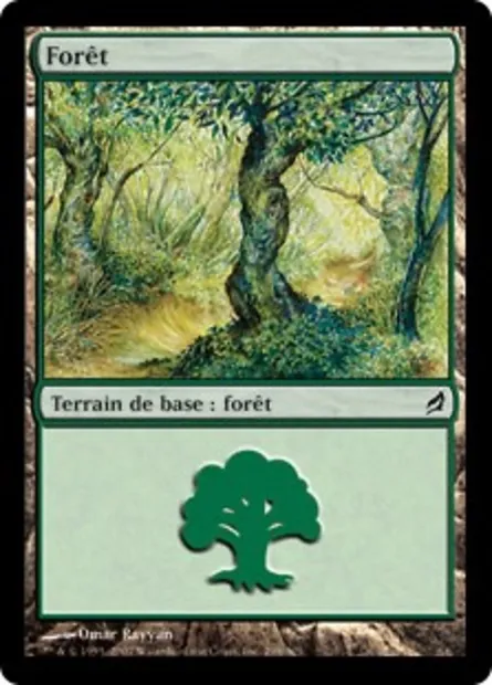 Forêt, carte Magic LRW 298 — extension Lorwyn