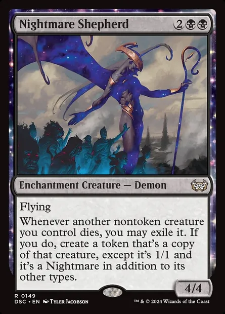 Nightmare Shepherd, Magic card DSC 149 — Duskmourn: House of Horror Commander set