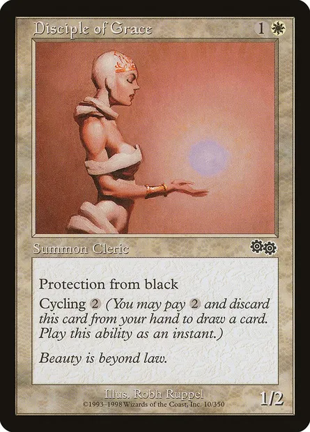 Disciple de la grâce, carte Magic USG 10 — extension Epopée d'Urza