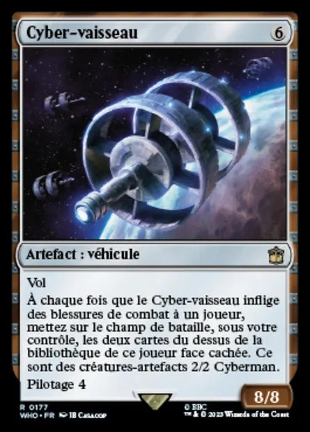 Cyber-vaisseau, carte Magic WHO 177 — extension Doctor Who