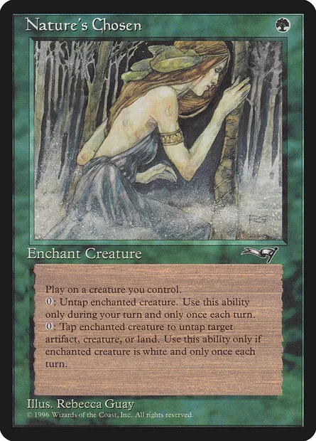 Elu de la Nature, carte Magic ALL 97 — extension Alliances