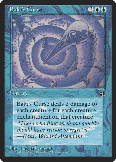 Baki's Curse, Magic card HML 22 — Homelands set