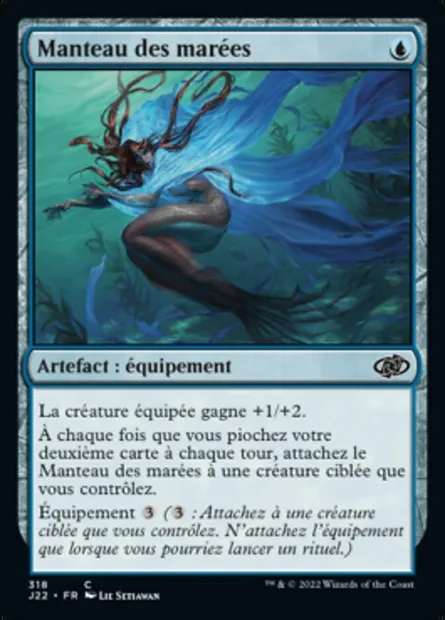 Manteau des marées, carte Magic J22 318 — extension Jumpstart 2022