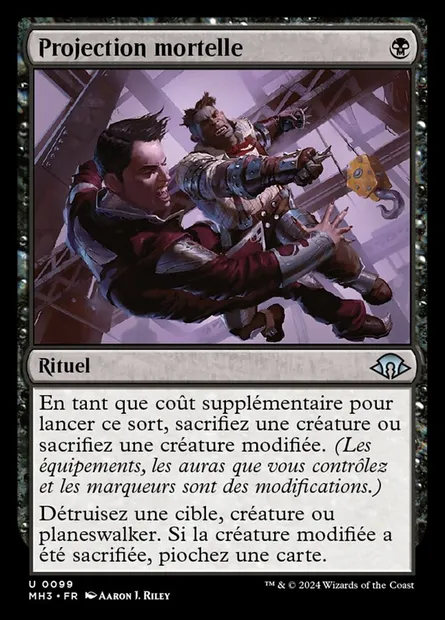 Projection mortelle, carte Magic MH3 99 — extension Modern Horizons 3