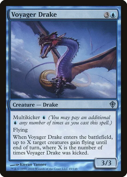 Voyager Drake, Magic card WWK 45 — Worldwake set