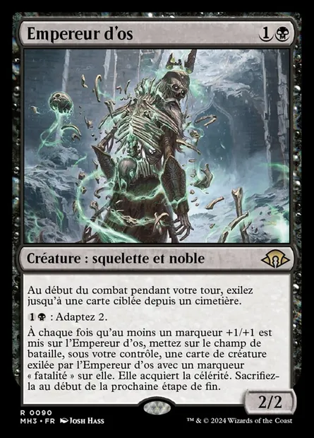 Empereur d'os, carte Magic MH3 90 — extension Modern Horizons 3