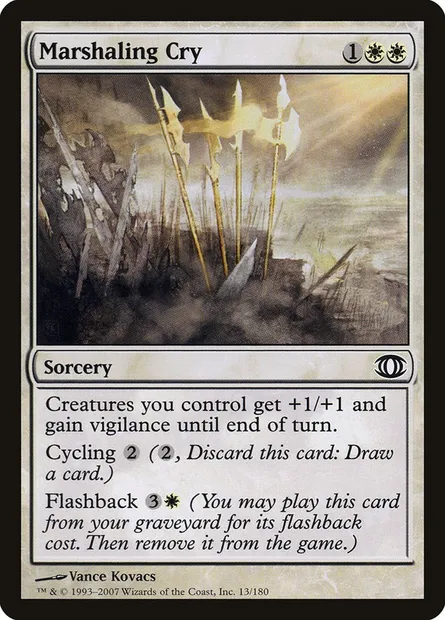 Marshaling Cry, Magic card FUT 13 — Future Sight set