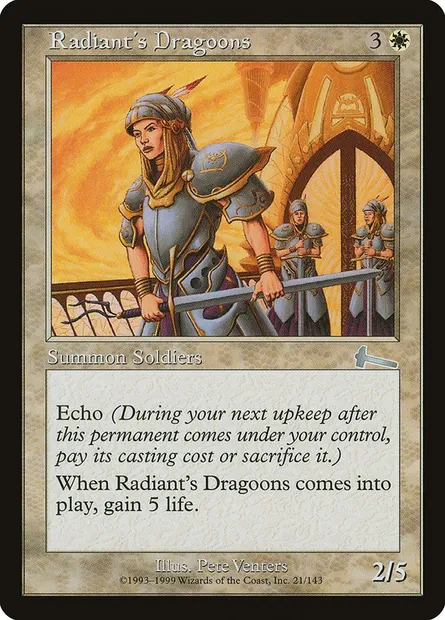 Grognardes de Radieuse, carte Magic ULG 21 — extension Héritage d'Urza