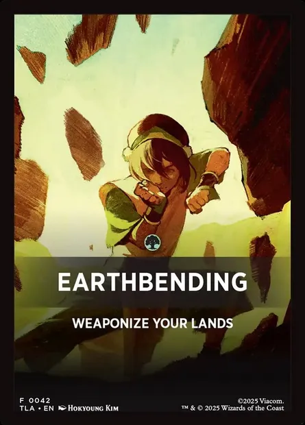 Earthbending, Magic card JTLA 42 — Avatar: The Last Airbender Jumpstart Front Cards set