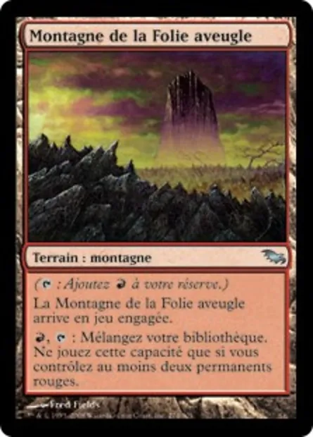 Montagne de la Folie aveugle, carte Magic SHM 274 — extension Sombrelande