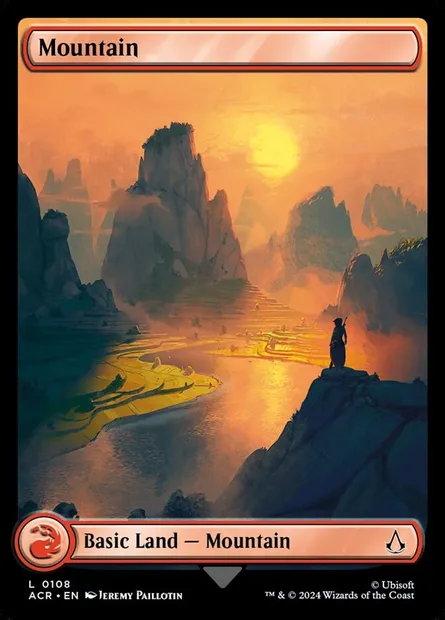 Mountain, Magic card ACR 108 — Assassin's Creed set