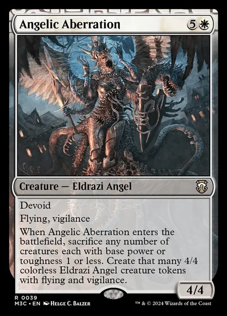 Angelic Aberration, Magic card M3C 39 — Modern Horizons 3 Commander set