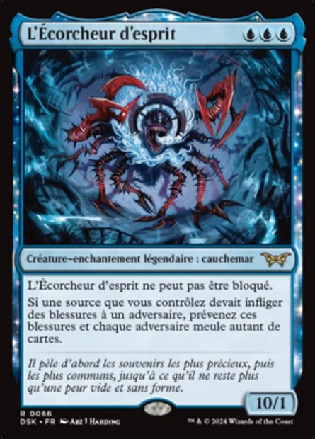 L'Écorcheur d'esprit, carte Magic DSK 66 — extension Duskmourn: House of Horror