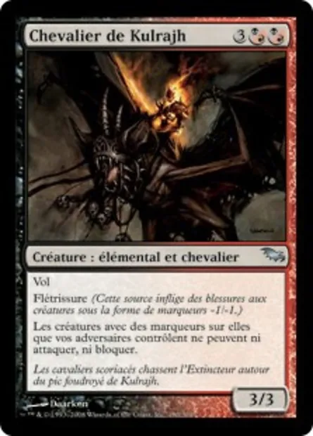 Chevalier de Kulrajh, carte Magic SHM 190 — extension Sombrelande