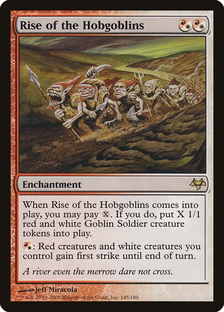 Rise of the Hobgoblins, Magic card EVE 145 — Eventide set