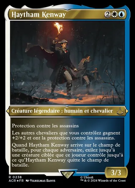 Haytham Kenway, carte Magic ACR 238 — extension Assassin's Creed