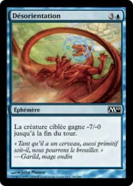 Désorientation, carte Magic M10 48 — extension Magic 2010