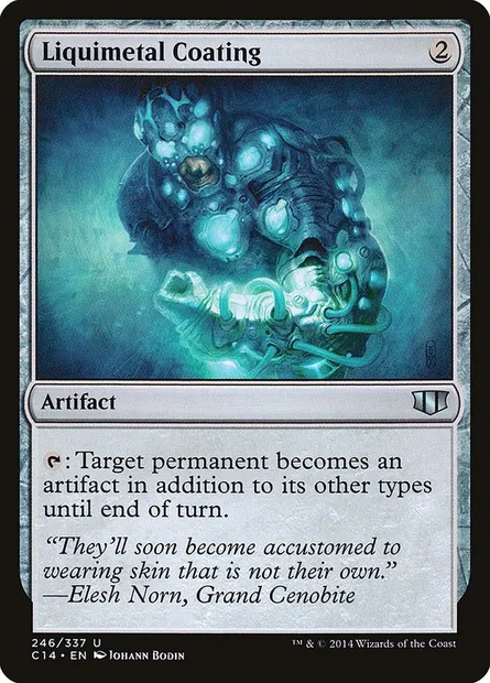 Liquimetal Coating, Magic card C14 246 — Commander 2014 set