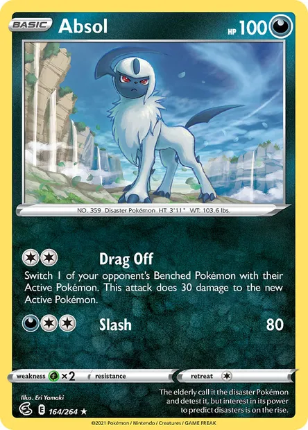 Absol, Pokémon card FST 164 — Fusion Strike set