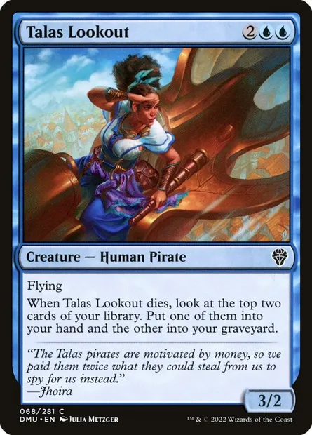 Talas Lookout, Magic card DMU 68 — Dominaria United set