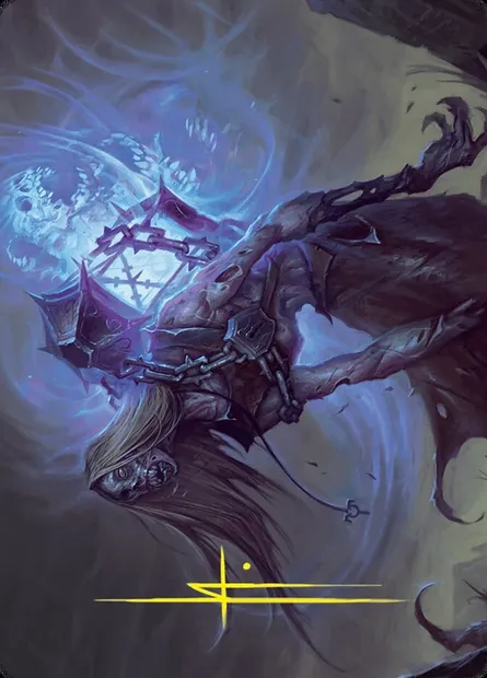 Soul-Shackled Zombie // Soul-Shackled Zombie, Magic card AFDN 9 — Foundations Art Series set