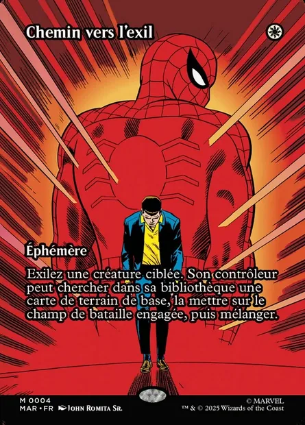 Chemin vers l'exil, carte Magic MAR 4 — extension Marvel Universe