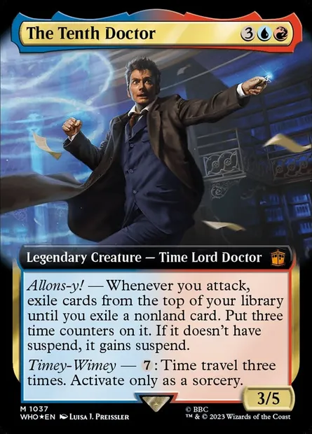 The Tenth Doctor, Magic card WHO 1037 — Doctor Who set