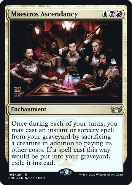 Maestros Ascendancy, Magic card PSNC 198s — Streets of New Capenna Promos set