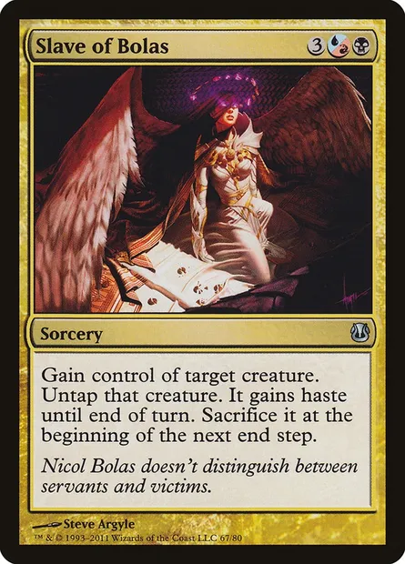 Slave of Bolas, Magic card DDH 67 — Duel Decks: Ajani vs. Nicol Bolas set