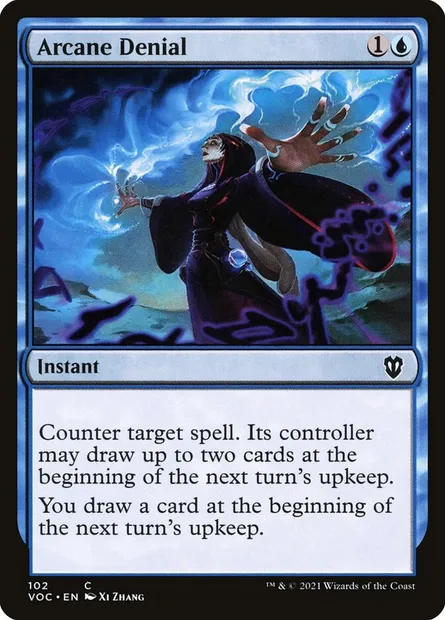 Arcane Denial, Magic card VOC 102 — Crimson Vow Commander set