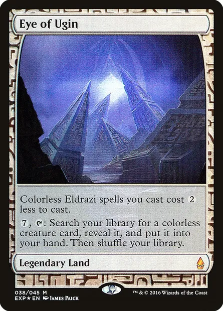 Œil d'Ugin, carte Magic EXP 38 — extension Zendikar Expeditions
