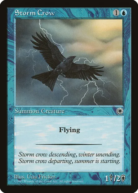 Corbeau de l'orage, carte Magic POR 69 — extension Portal