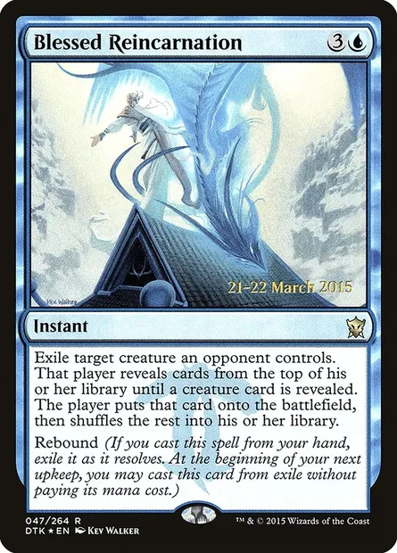 Blessed Reincarnation, Magic card PDTK 47s — Dragons of Tarkir Promos set