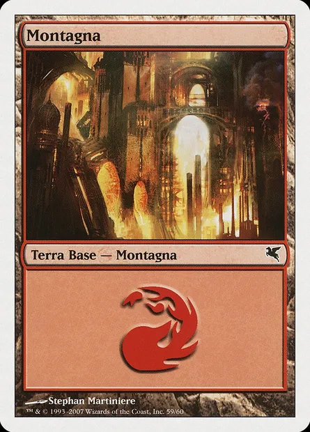 Mountain, Magic card PSAL K59 — Salvat 2005 set