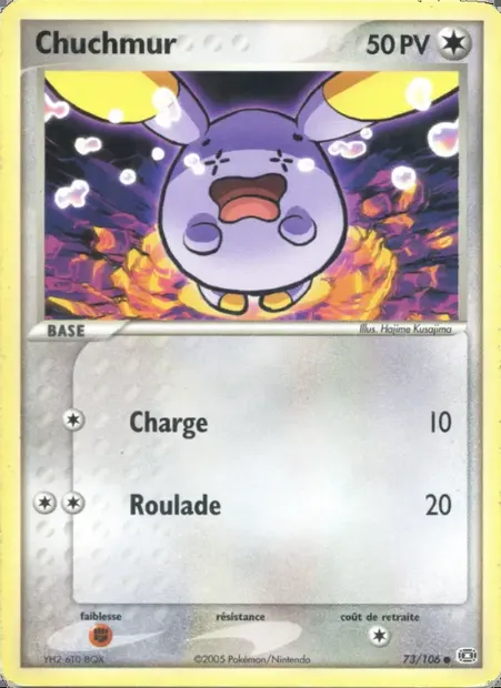 Chuchmur, carte Pokémon EM 73 — extension EX Émeraude