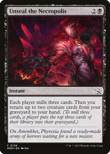 Unseal the Necropolis, Magic card MOM 128 — March of the Machine set