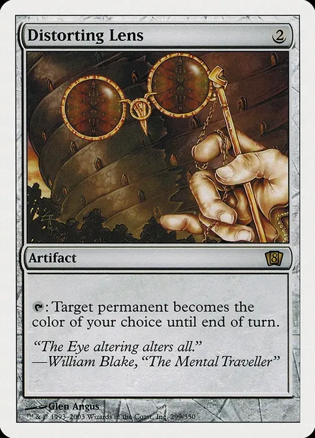Distorting Lens, Magic card 8ED 299 — Eighth Edition set