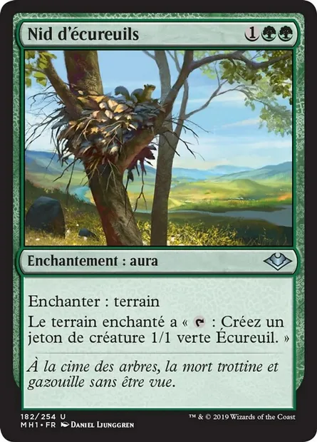 Nid d'écureuils, carte Magic MH1 182 — extension Horizons du Modern