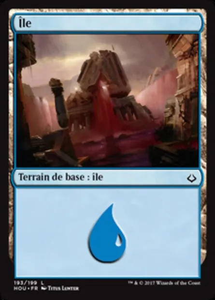 Île, carte Magic HOU 193 — extension L’âge de la destruction