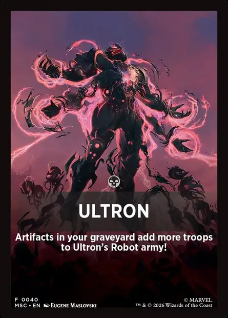 Ultron, Magic card FMSC 40 — Marvel Super Heroes Jumpstart Front Cards set