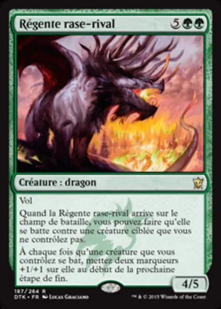 Régente rase-rival, carte Magic DTK 187 — extension Les Dragons de Tarkir
