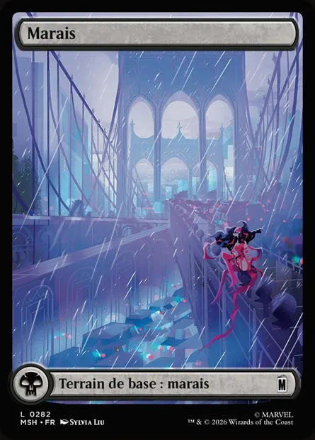 Marais, carte Magic MSH 282 — extension Marvel Super Heroes