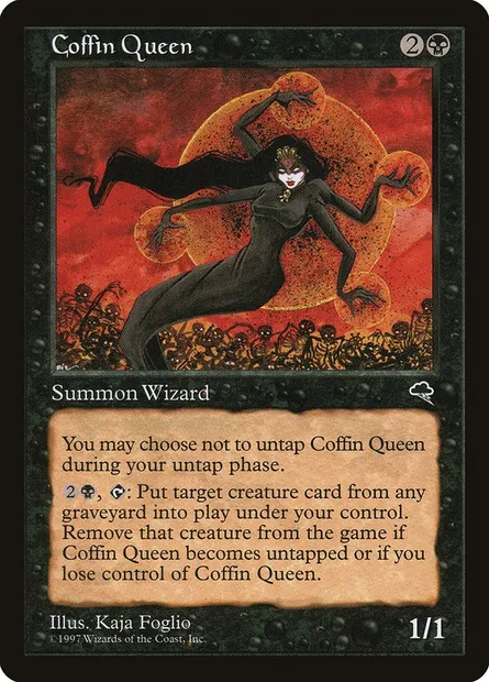 Coffin Queen, Magic card TMP 114 — Tempest set